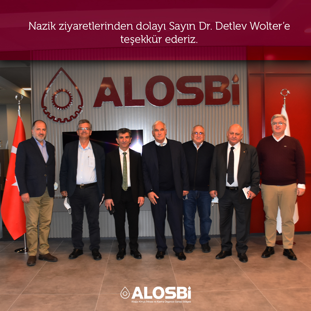 Almanya Federal Cumhuriyeti İzmir Başkonsolosu Dr. Sayın Detlev Wolter'in Alosbi ziyareti