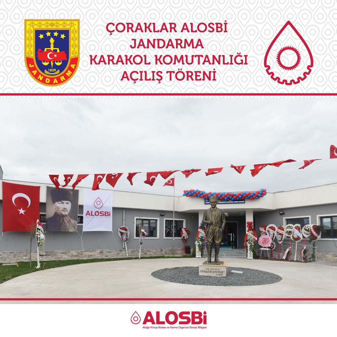 Çoraklar ALOSBİ Jandarma Karakol Komutanlığı açılış töreni